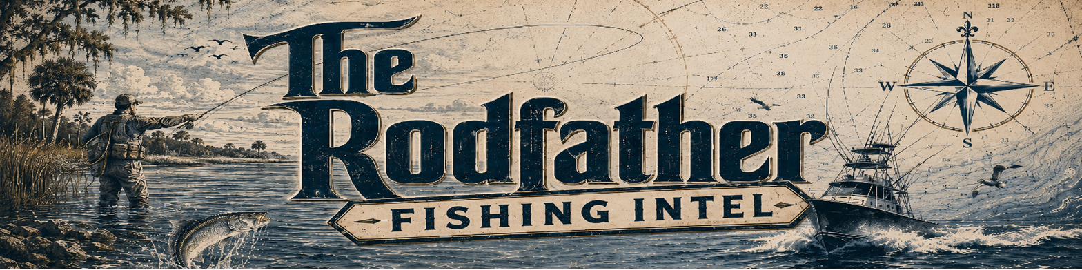 Rodfather Surf Fishing field guide banner