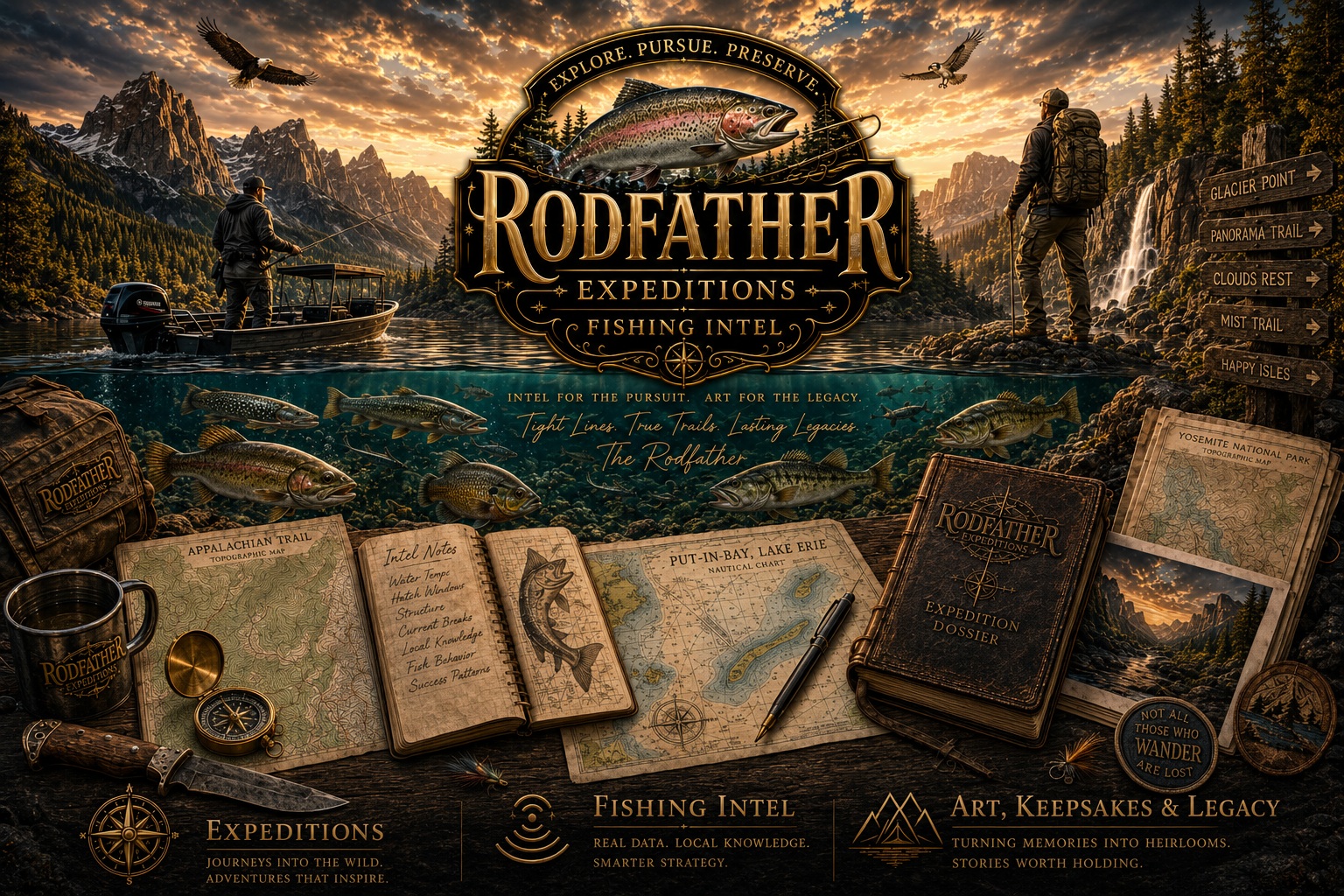 Rodfather Expeditions — fishing intelligence, wilderness expeditions, and trip keepsakes